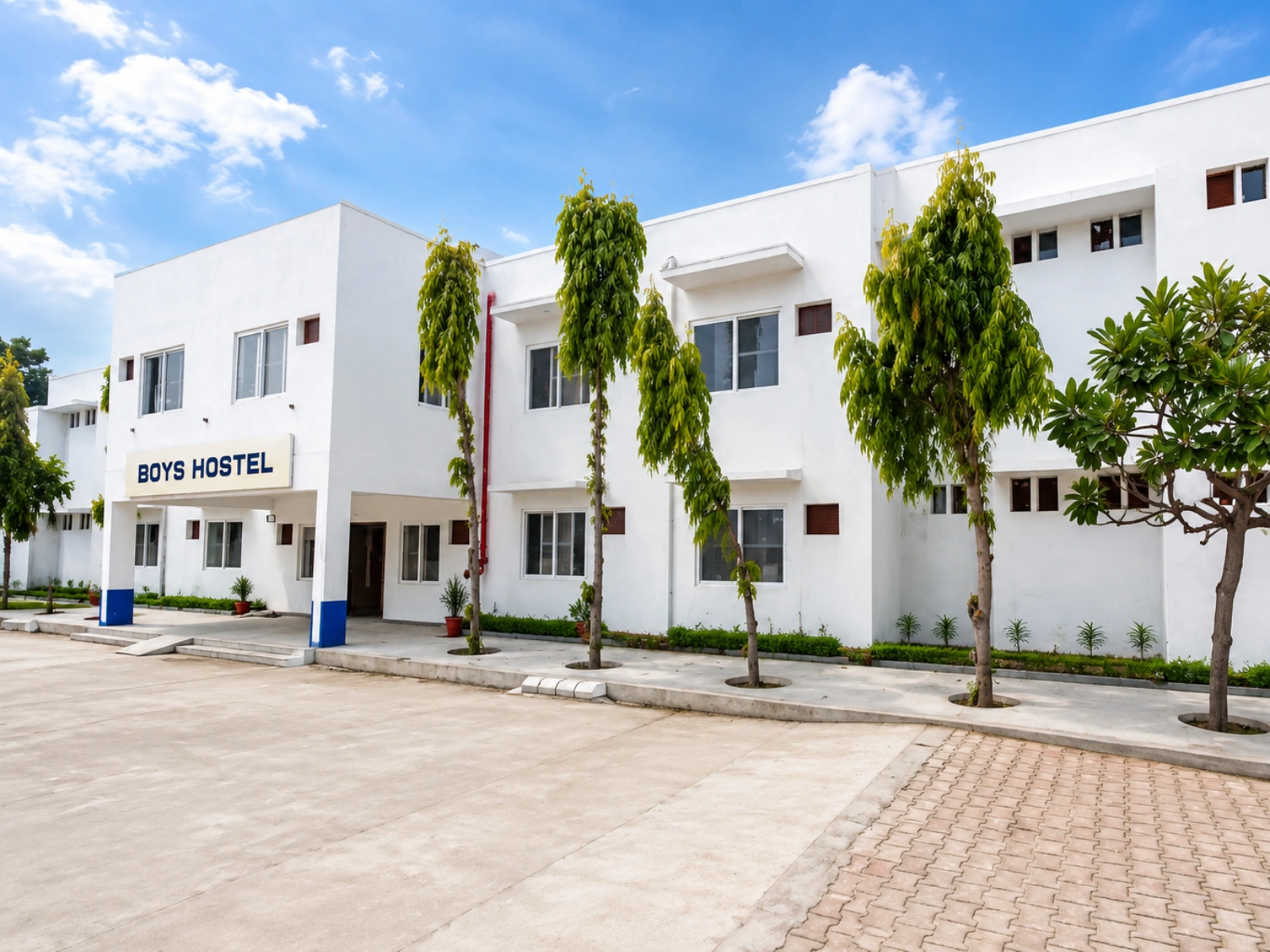 Boys' hostel at SKS World School, Greater Noida West